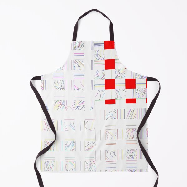 Item preview, Emblematic colorful asymmetrical shapes (red squares) by Code03. designed and sold by Code03.