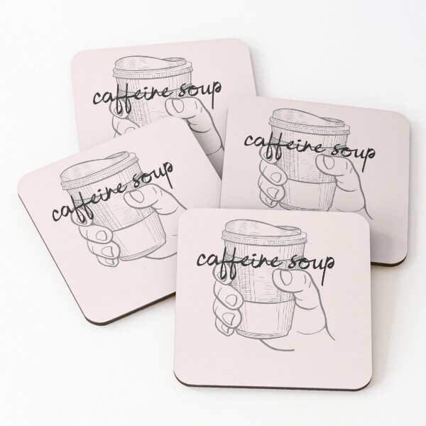 Item preview, Caffeine Soup , cup in hand . designed and sold by GrufTee.