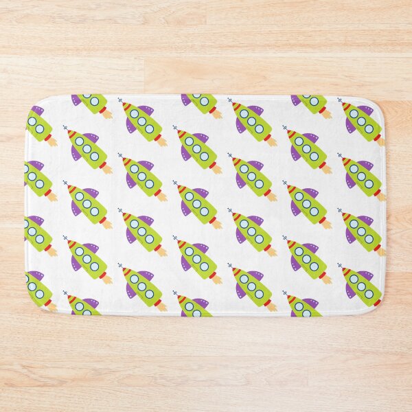 Item preview, Andy's Room Space Ranger Rocket Ship Print designed and sold by Pink Pineapple Works.