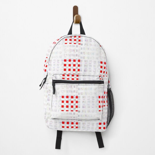 Item preview, Emblematic colorful asymmetrical shapes (red squares) by Code03. designed and sold by Code03.