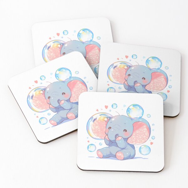 Item preview, Elephant // Cute Elephant art // Elephants // children // Bubbles // Baby Elephant designed and sold by SMARTKIT  DESIGNAGENCY.