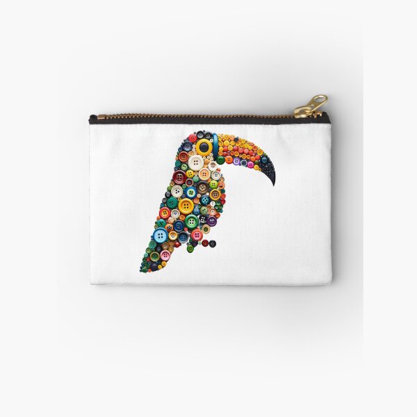 Item preview, Buttoned Animal Collection Art - Toucan designed and sold by MiszungART.