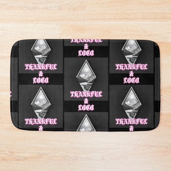 Item preview,  Thankful and loco in diamond with mountains inside in pink christian cute gifts  designed and sold by thankful-loco.