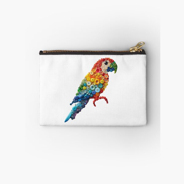 Item preview, Buttoned Animal Collection Art - Parrot designed and sold by MiszungART.