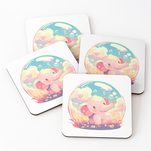 Item preview, Elephant // Cute Elephant art // Elephants // children // Bubbles // Baby Elephant designed and sold by SMARTKIT  DESIGNAGENCY.