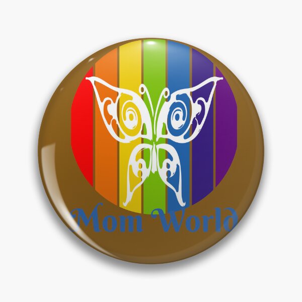 Item preview,  Mom World Rainbow Butterfly designed and sold by Tripp Art Studio.