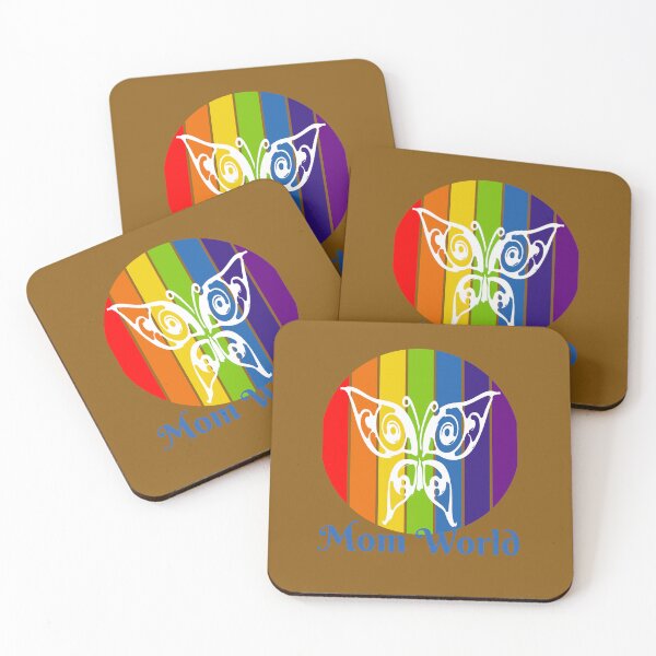 Item preview,  Mom World Rainbow Butterfly designed and sold by Tripp Art Studio.
