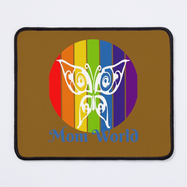 Item preview, Mom World Rainbow Butterfly designed and sold by Tripp Art Studio.
