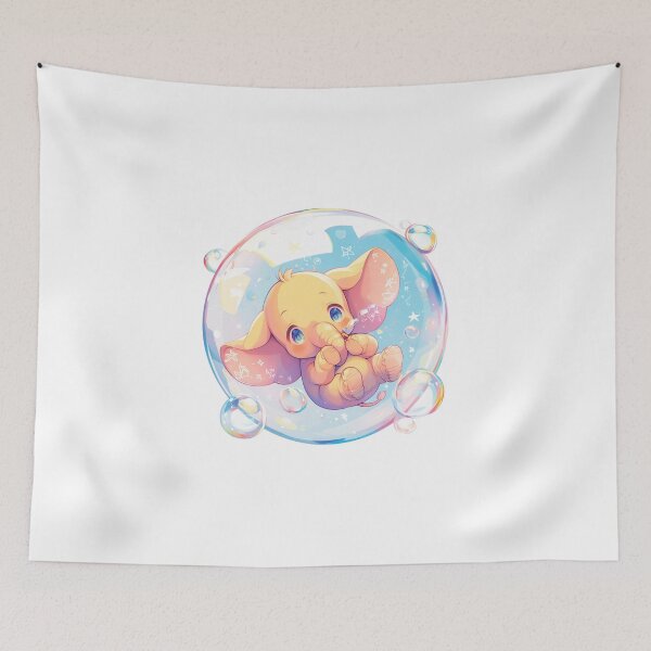 Item preview, Elephant // Cute Elephant art // Elephants // children // Bubbles // Baby Elephant designed and sold by SMARTKIT  DESIGNAGENCY.