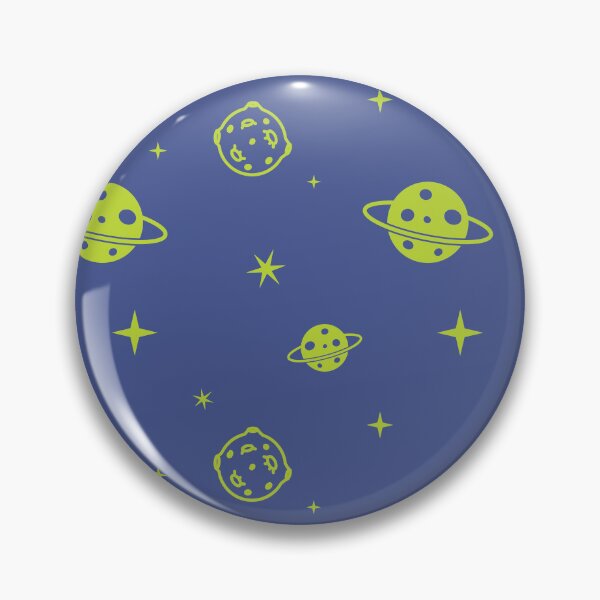 Item preview, Andy's Room Alien Space Planets Print designed and sold by Pink Pineapple Works.