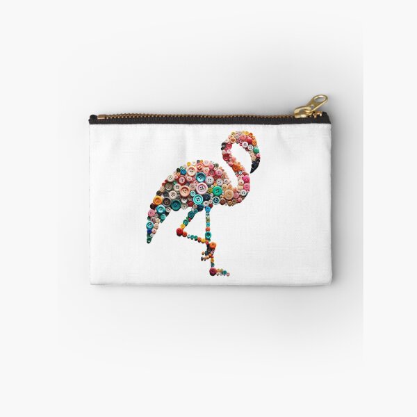Item preview, Buttoned Animal Collection Art - Flamingo designed and sold by MiszungART.