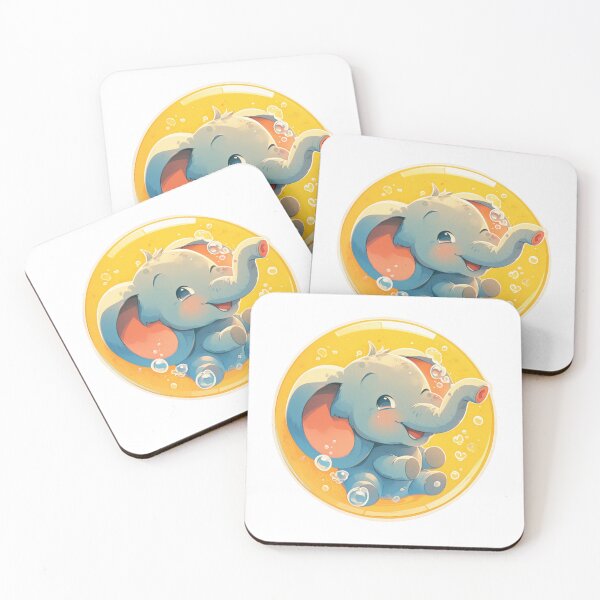 Item preview, Elephant // Cute Elephant art // Elephants // children // Bubbles // Baby Elephant designed and sold by SMARTKIT  DESIGNAGENCY.
