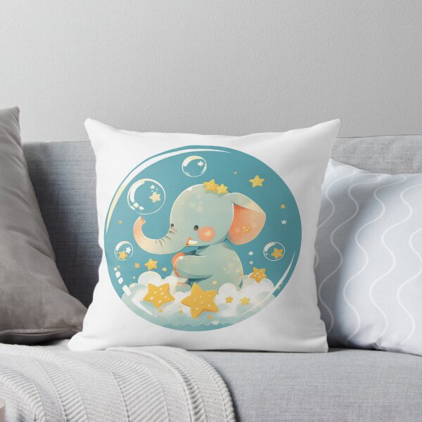 Item preview, Elephant // Cute Elephant art // Elephants // children // Bubbles // Baby Elephant designed and sold by SMARTKIT  DESIGNAGENCY.