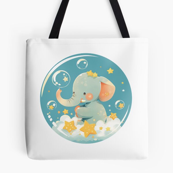 Item preview, Elephant // Cute Elephant art // Elephants // children // Bubbles // Baby Elephant designed and sold by SMARTKIT  DESIGNAGENCY.