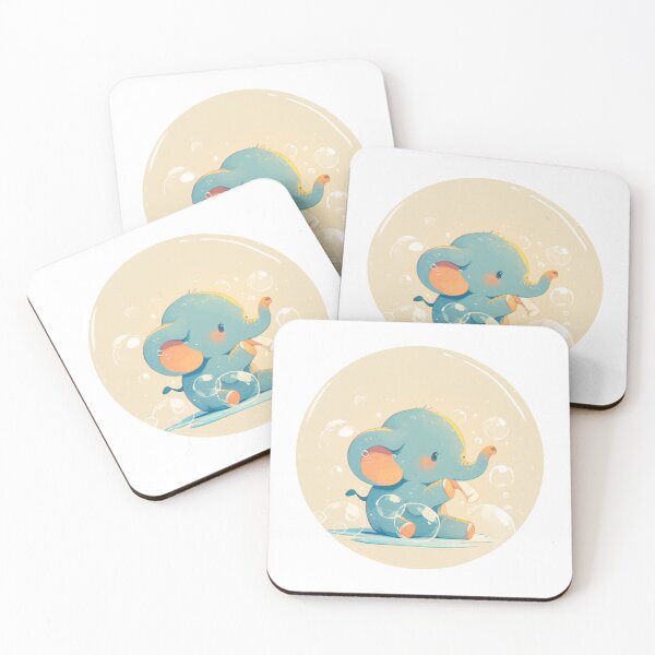 Item preview, Elephant // Cute Elephant art // Elephants // children // Bubbles // Baby Elephant designed and sold by SMARTKIT  DESIGNAGENCY.