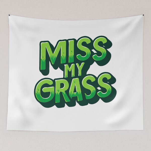 Item preview, Miss My Grass - Funny Lawn Mower designed and sold by TeesYouWant.