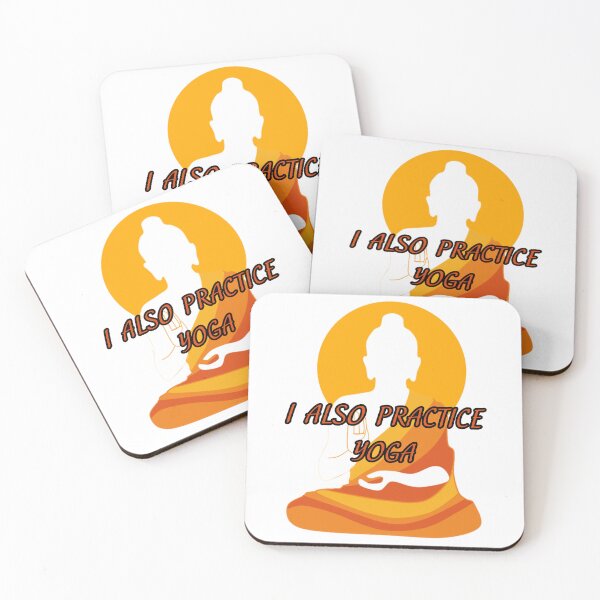 Item preview, I ALSO PRACTICE YOGA designed and sold by stickersrafisa.