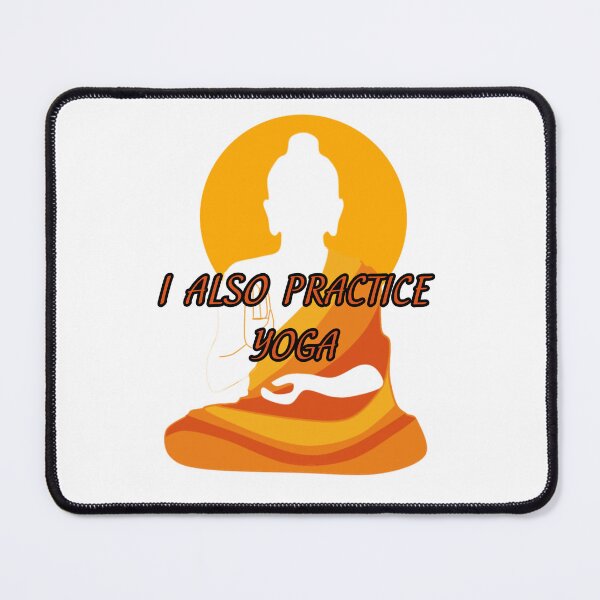 Item preview, I ALSO PRACTICE YOGA designed and sold by stickersrafisa.