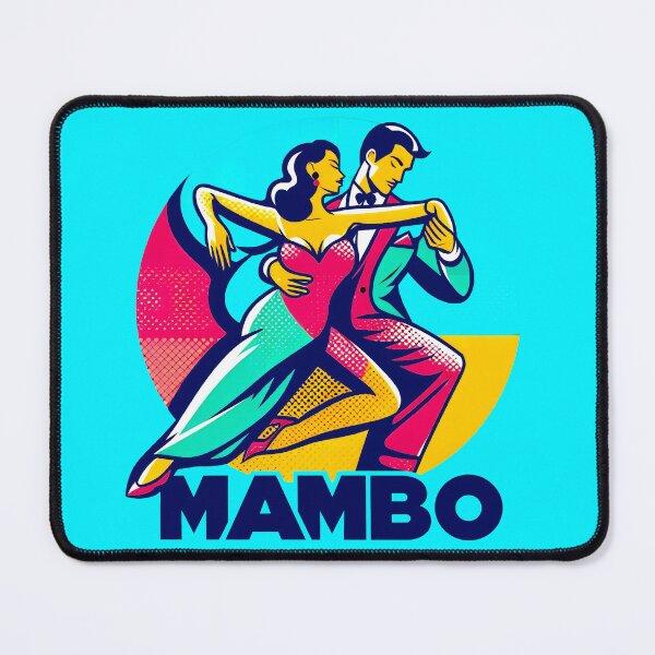 Item preview, Mambo Dance Couple with Text - Color Illustration Minimal designed and sold by AD-Digital-Art.