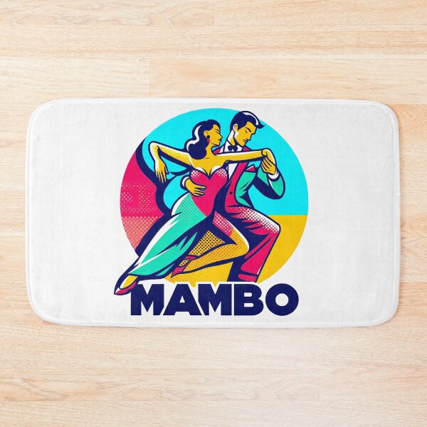 Item preview, Mambo Dance Couple with Text - Color Illustration Minimal designed and sold by AD-Digital-Art.