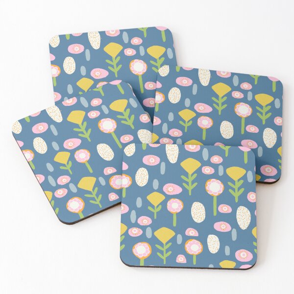 Artikelvorschau, Frühling Mod Boho Floral Blau entworfen und verkauft von susycosta.