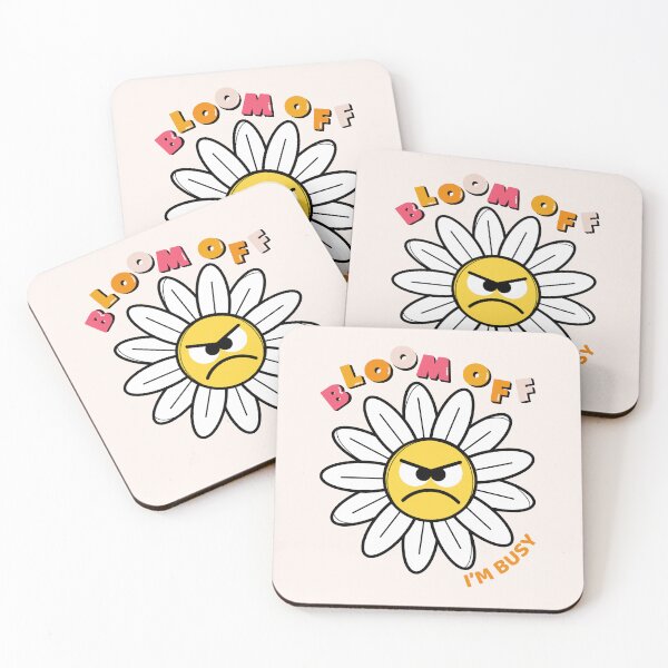 Item preview, Bloom Off, I’m Busy | Cute Angry Daisy Flower  designed and sold by Kimochi-Shop.