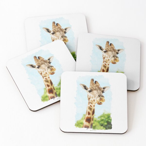 Artikelvorschau, Anmutige Giraffen: Giraffenillustration entworfen und verkauft von ivaostrogonac.