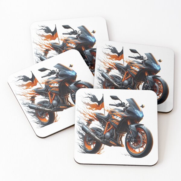 Item preview, Orange and black motorcycle designed and sold by ShopMaxiDesigns.