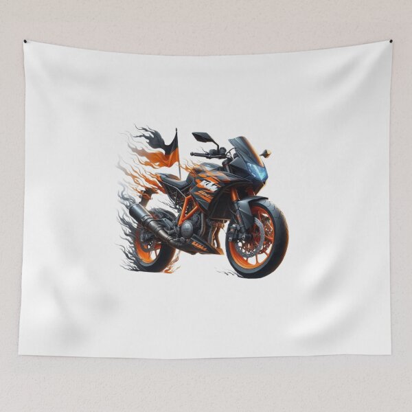 Item preview, Orange and black motorcycle designed and sold by ShopMaxiDesigns.