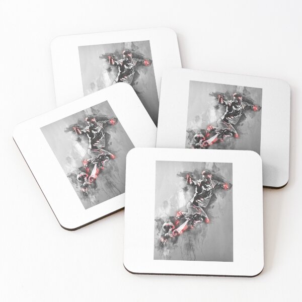 Item preview, Soccer Player Grey with Red designed and sold by Arch4Design.