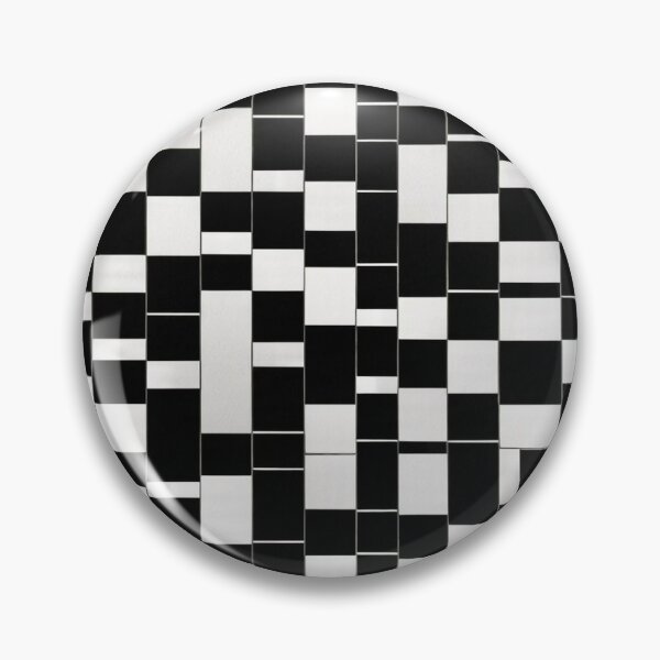 Item preview, Check pattern black, white, square, modern, like tv static dogtooth abstract designed and sold by cheekylorns.