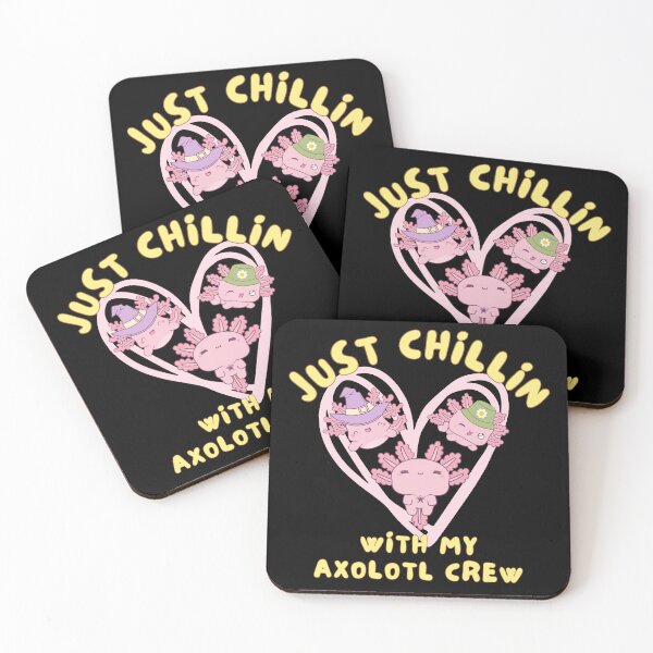 Item preview, Just Chillin with My Axolotl Crew, Adorable Aquatic Friends in a Heartfelt Design designed and sold by impressionofmel.