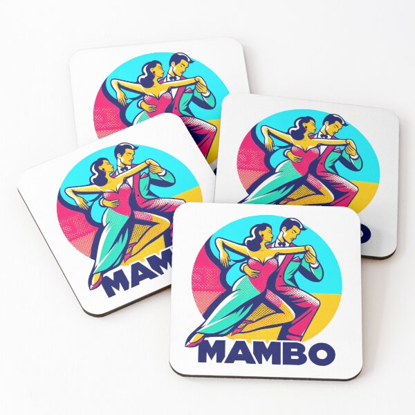 Item preview, Mambo Dance Couple with Text - Color Illustration Minimal designed and sold by AD-Digital-Art.