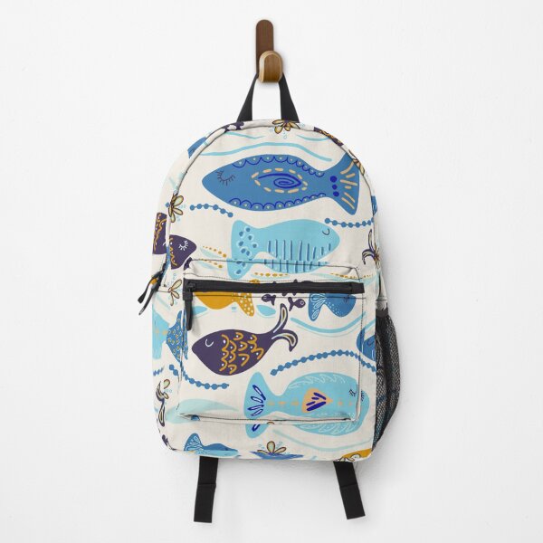 Item preview, Glorious Fish Modern Ocean Pattern designed and sold by wildsunshineart.