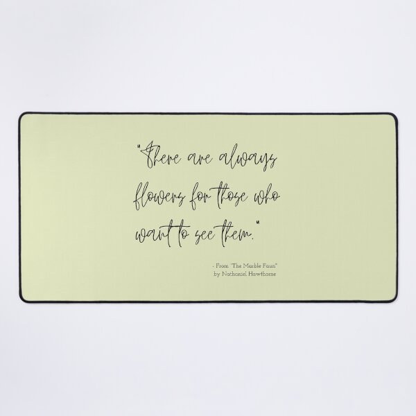 Item preview, A Quote about Nature from "The Marble Faun" by Nathaniel Hawthorne designed and sold by Poemit.