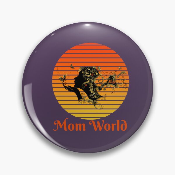 Item preview,  Mom World Butterfly Kiss designed and sold by Tripp Art Studio.