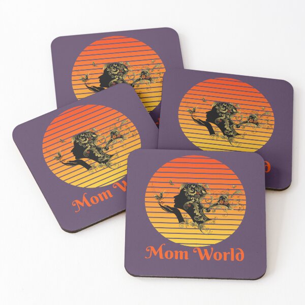 Item preview,  Mom World Butterfly Kiss designed and sold by Tripp Art Studio.