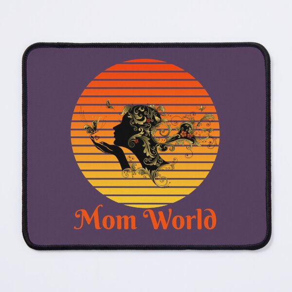 Item preview, Mom World Butterfly Kiss designed and sold by Tripp Art Studio.