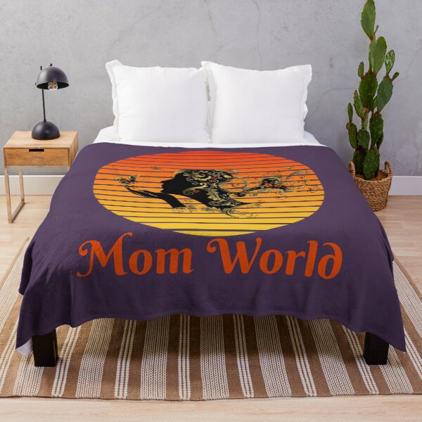 Item preview,  Mom World Butterfly Kiss designed and sold by Tripp Art Studio.