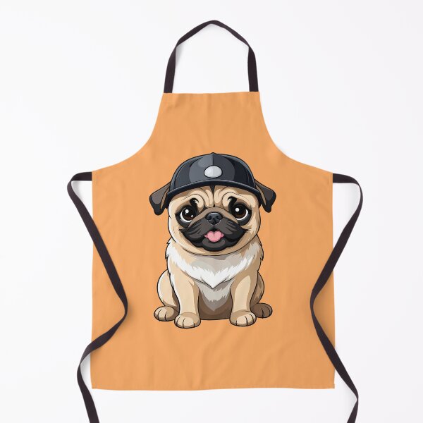 Item preview, Cute pug dog with black cap designed and sold by andasanc14.