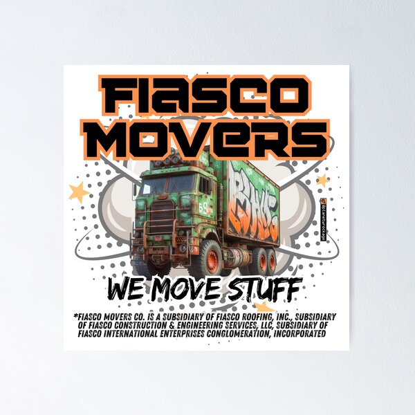 Item preview, Fiasco Movers designed and sold by planetwrockage.