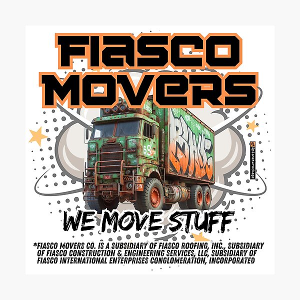Item preview, Fiasco Movers designed and sold by planetwrockage.