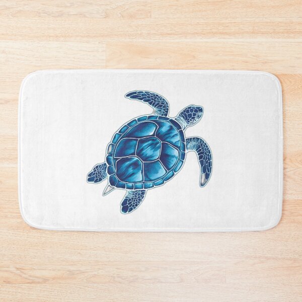 Item preview, Sea Turtle Watercolor Blue designed and sold by onicaras.