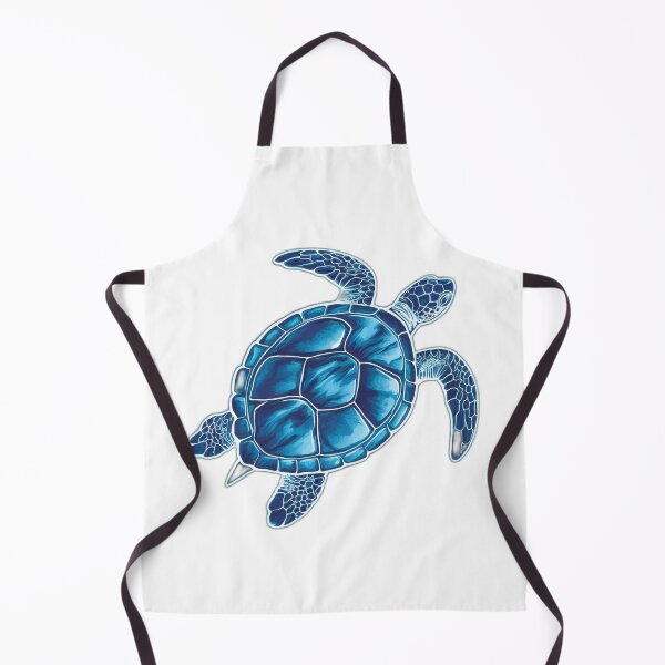 Item preview, Sea Turtle Watercolor Blue designed and sold by onicaras.