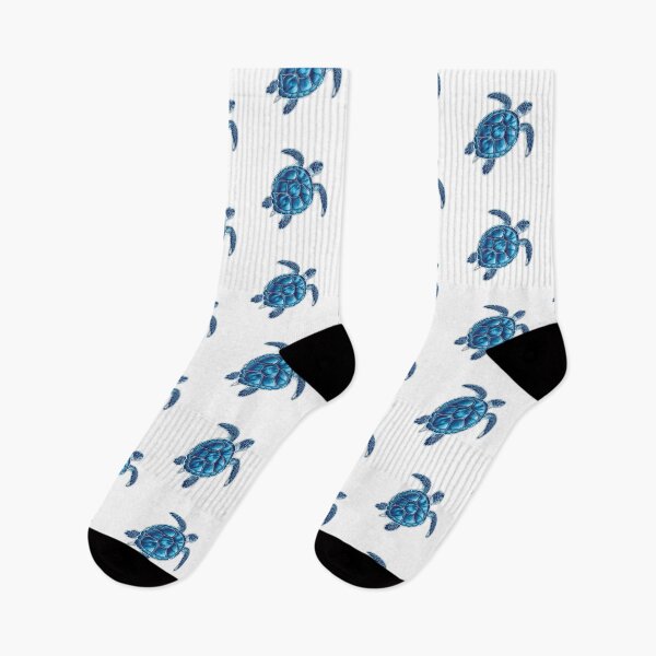 Item preview, Sea Turtle Watercolor Blue designed and sold by onicaras.