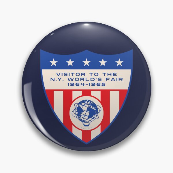 Item preview, 1964 1965 New York World's Fair Visitor American Shield designed and sold by deadmansupplyco.