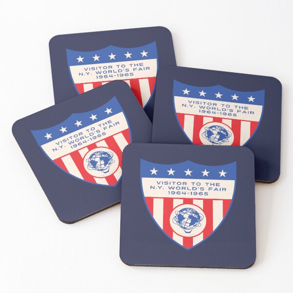 Item preview, 1964 1965 New York World's Fair Visitor American Shield designed and sold by deadmansupplyco.