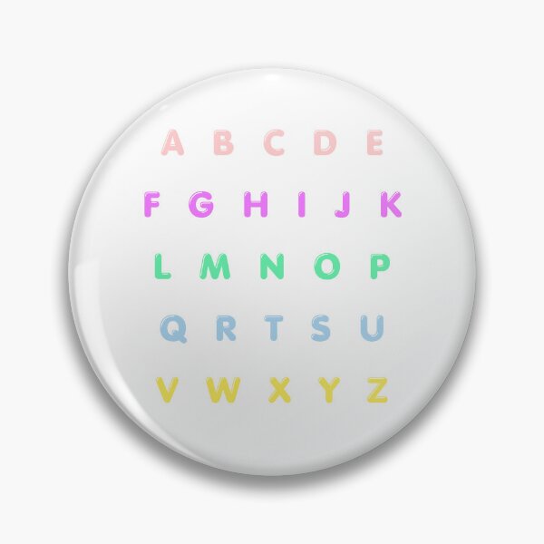 Item preview, Pack Alphabet Letters in Candy Colors designed and sold by Beatriz Barreto.