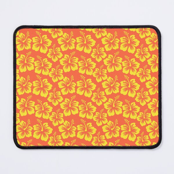 Item preview, Simple Tropical Hibiscus Orange Yellow designed and sold by Pink Pineapple Works.