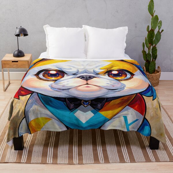 Item preview, French Bulldog in a colorful design designed and sold by PixelCraftDSG.